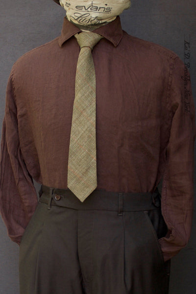 Capri Linen Shirt -Deep Maroon - XS, S, M, L (NO RETURN)