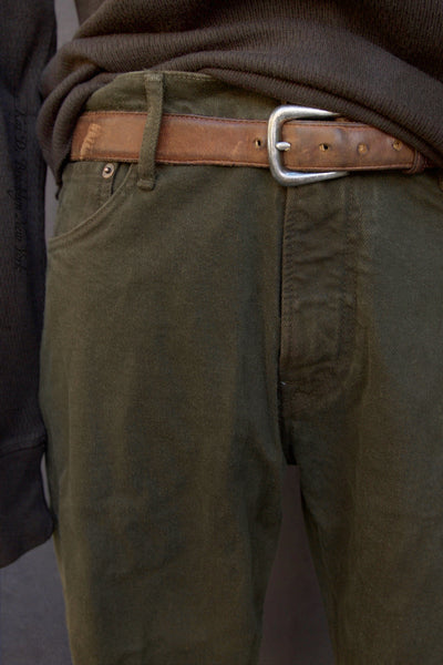 M8 Straight Fit Jeans - Dark Olive Drab - 34, 35, 36