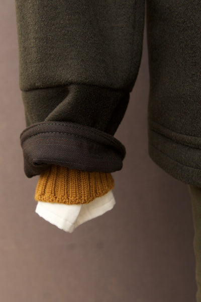 Degas Work Jacket - Wool cashmere - Deep Olive - S, M, L, XL (NO RETURN)