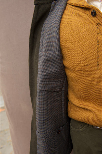 Degas Work Jacket - Wool cashmere - Deep Olive - S, M, L, XL (NO RETURN)