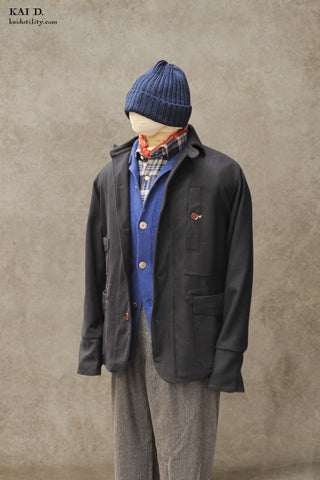 Degas Work Jacket - Navy Virgin Wool - S, L (NO RETURN)