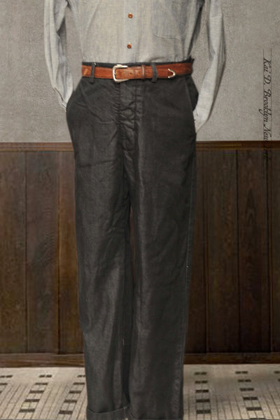 Bosun Pants - Heavy Denim - Black - 30, 32, 34, 36