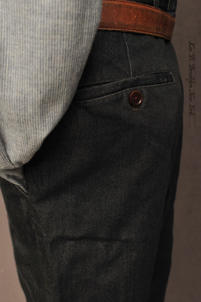 Bosun Pants - Heavy Denim - Black - 30, 32, 34, 36