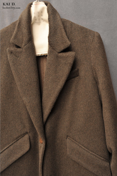 Dietrich Coat - Olive grey -XS, S, M