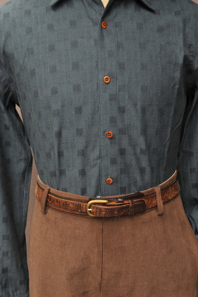 Delancey Shirt - Dimensional Weave - L