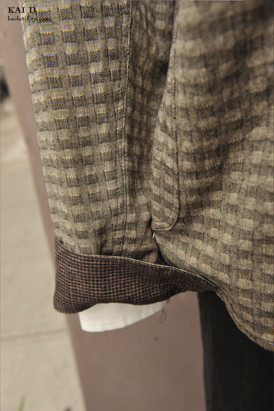 Muralist Kimono Jacket - Novel Dimensional Cotton - M, XL