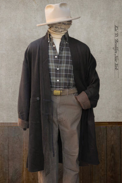 Full Length Japanese Farmer Coat - Wyoming - M (NO RETURN)