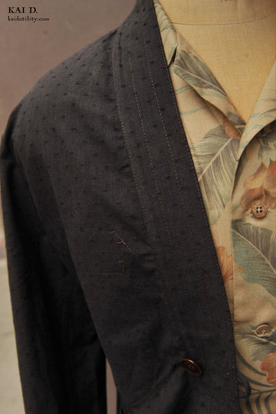 Muralist Kimono Jacket - Jacquard Cotton - L, XL