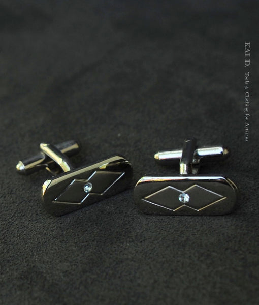Vintage Silver Cuff Links - Modernist