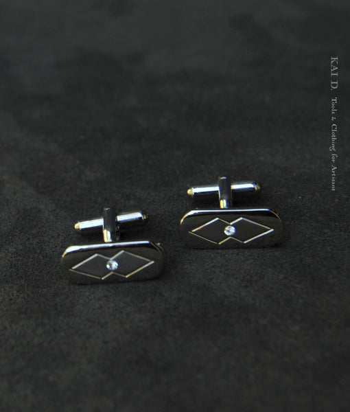 Vintage Silver Cuff Links - Modernist