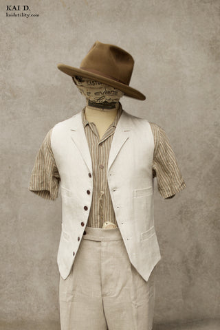 Doyle Vest - Belgian Linen - M