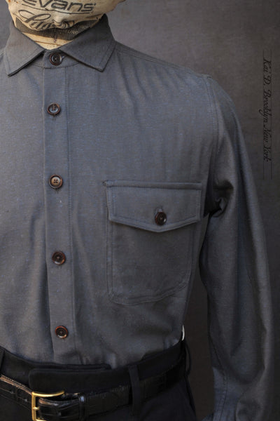 Skillman Shirt - Cotton Silk - Dove Grey - M, L, XL