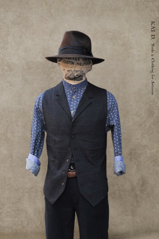 Doyle Vest - Tonal Wool Plaid - M, L, XL