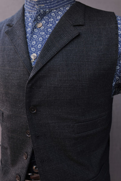 Doyle Vest - Tonal Wool Plaid - M, L, XL