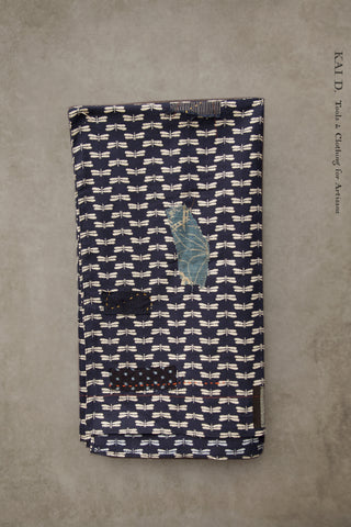 Boro Cotton Scarf - Dragon Fly B