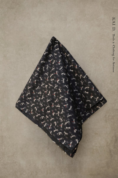 Neckerchief / Head Scarf - Dragon Fly / Ikat