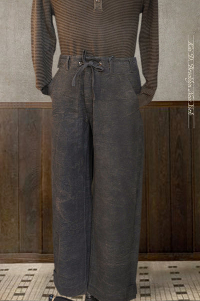 Raka Wide Cut Pants -  Deep Mud - 2(31), 3(33), 4(35)