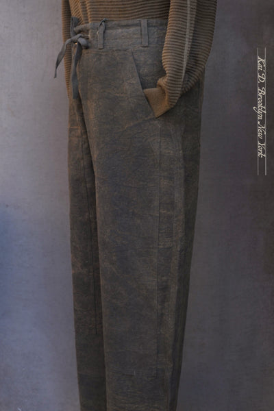 Raka Wide Cut Pants -  Deep Mud - 2(31), 3(33), 4(35)