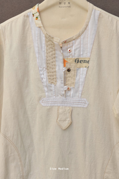 Boro Artisan Dress - Light cotton - S, M