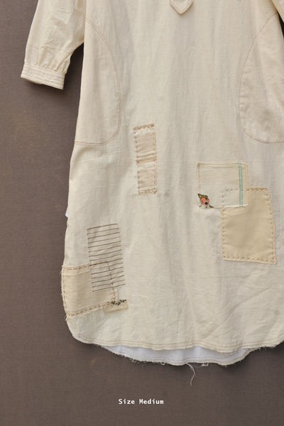 Boro Artisan Dress - Light cotton - S, M