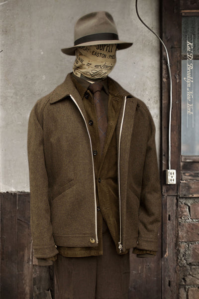 Driver's Jacket - Austrian Wool - Chocolate Brown - 48, 50 (NO RETURN NO EXCHANGE)