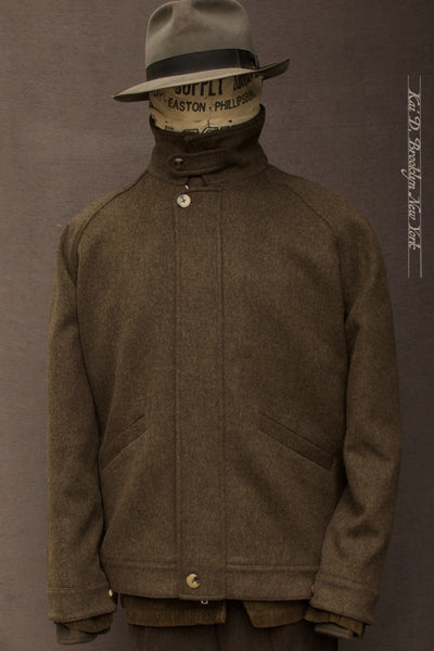 Driver's Jacket - Austrian Wool - Chocolate Brown - 48, 50 (NO RETURN NO EXCHANGE)