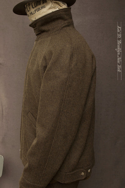 Driver's Jacket - Austrian Wool - Chocolate Brown - 48, 50 (NO RETURN NO EXCHANGE)