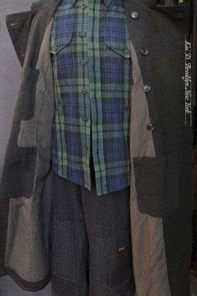 Full Length DB Trench Coat - Deep Mud - 4(L)