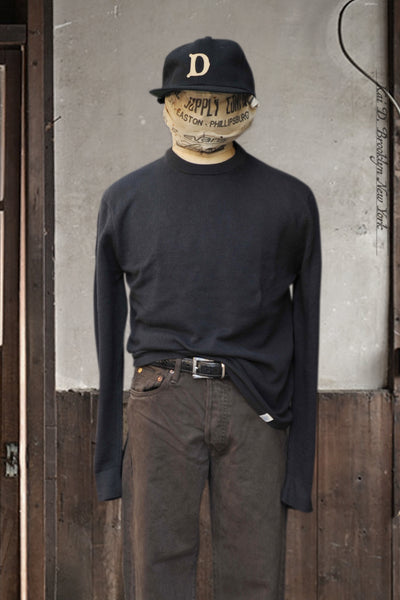 Light Weight Waffle Knit Sweater - Charcoal - M, L, XL