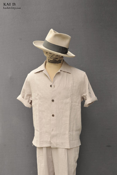 Artist Lounge Shirt - Ecru - M, L (oversized)