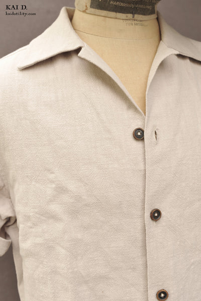 Artist Lounge Shirt - Ecru - M, L (oversized)