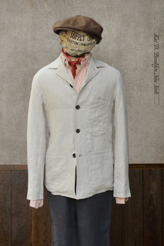Old Town Jacket - Oatmeal Sabi Linen - M, L, XL