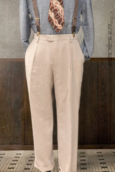 Sheffield Trousers - Ecru - S, M, L