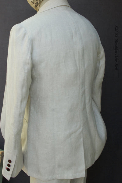 Shoemaker's Jacket - Ecru Linen Twill - M, L