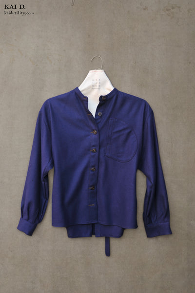 Edith Belted Shirt - Wool Cashmere - XS