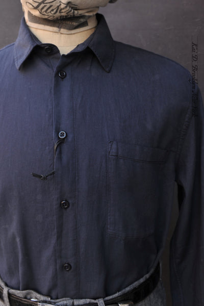 Henning Shirt - Eggplant Blule - M, L, XL (Relaxed Cut)