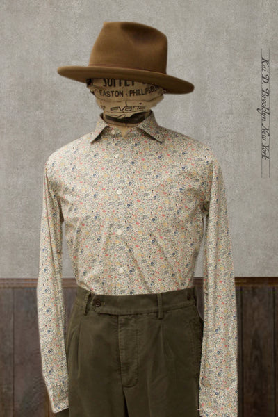 Elba Floral Shirt - Cheerful Floral - 39, 41, 43