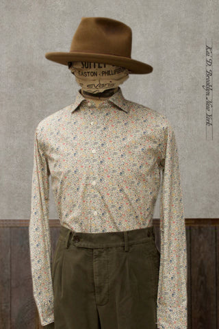 Elba Floral Shirt - Cheerful Floral - 39, 41, 43