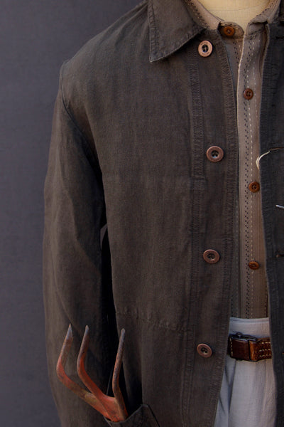 No. 5 Linen Jacket- Elk -  44, 48, 50