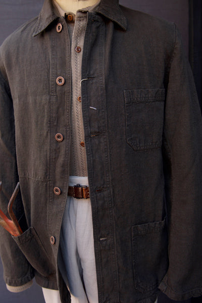 No. 5 Linen Jacket- Elk -  44, 48, 50