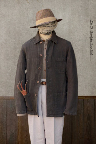 No. 5 Linen Jacket- Elk -  48