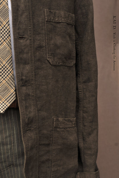 No. 5 Linen Jacket- Elk -  44, 48, 50