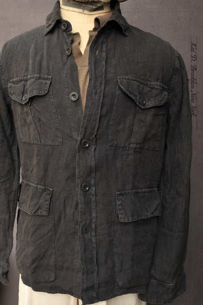 Ellis Safari Jacket - Over Dyed Linen - 48(M), 52(XL) (NO RETURN)