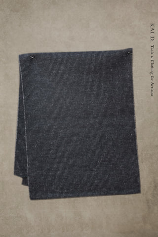 Emile Wool Scarf- Charcoal