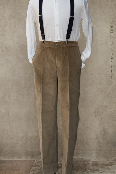 Heavy Weight Corduroy Trousers - Wheat - 48, 50