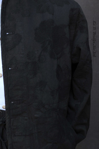 Erling Jacket - Black Flower - M, L, XL