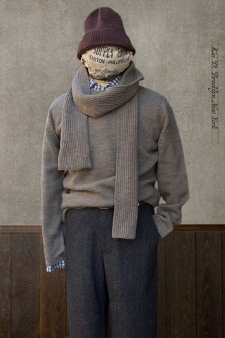 Eske Crew Neck Sweater - Light Fawn - M (fits like L)
