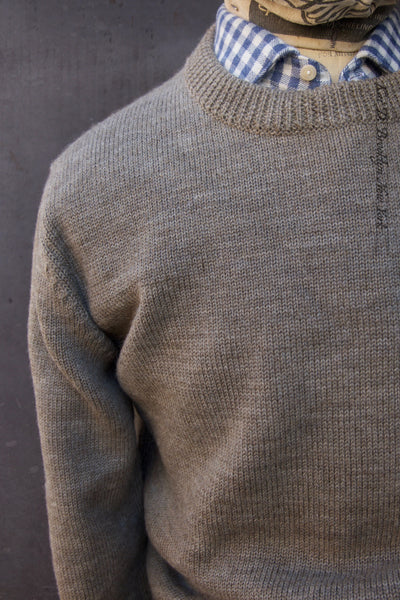 Eske Crew Neck Sweater - Light Fawn - M (fits like L)