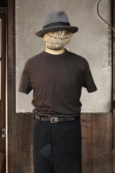 Authentic Cotton Tee - Expresso - M, L, XL