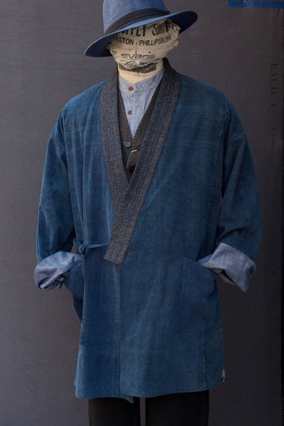 Japanese Farmer Coat - Vintage Denim - MS (NO RETURN)